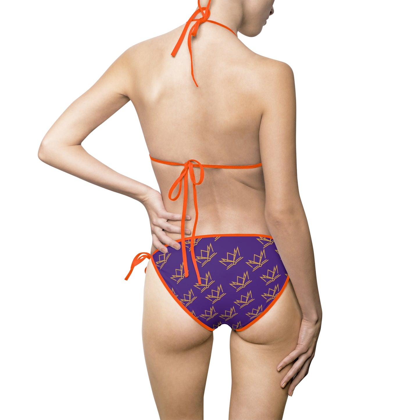 Crown Women's Bikini Swimsuit(purple)