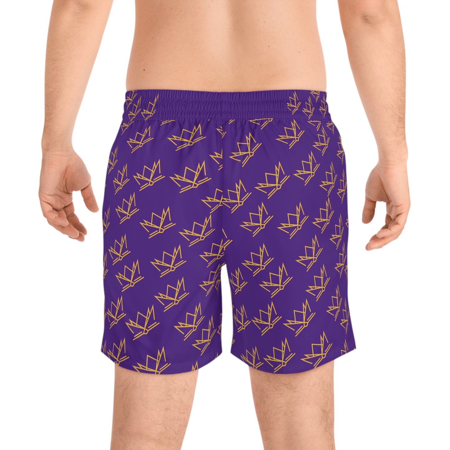 Crown Swim Shorts(purple)