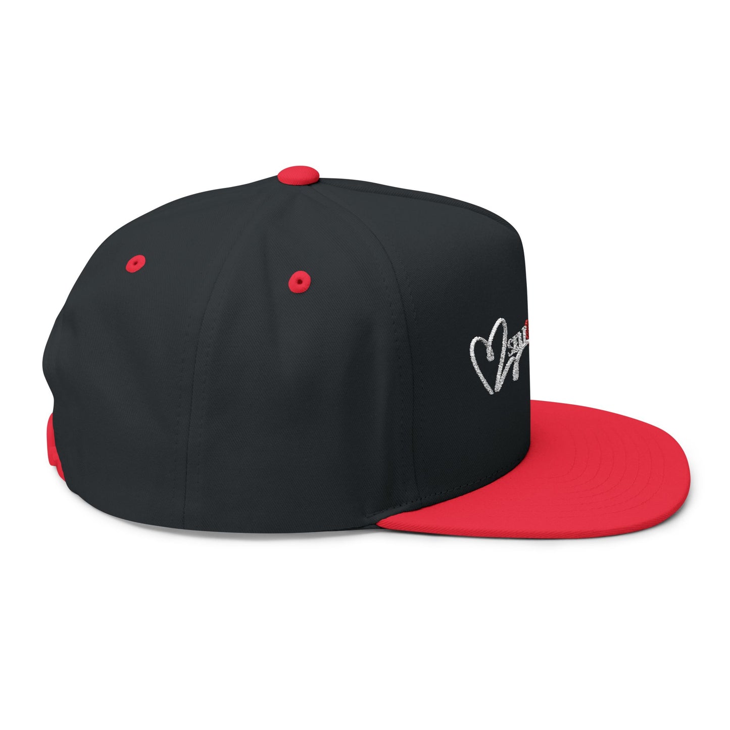 Self Love Embroidered Flat Bill Cap