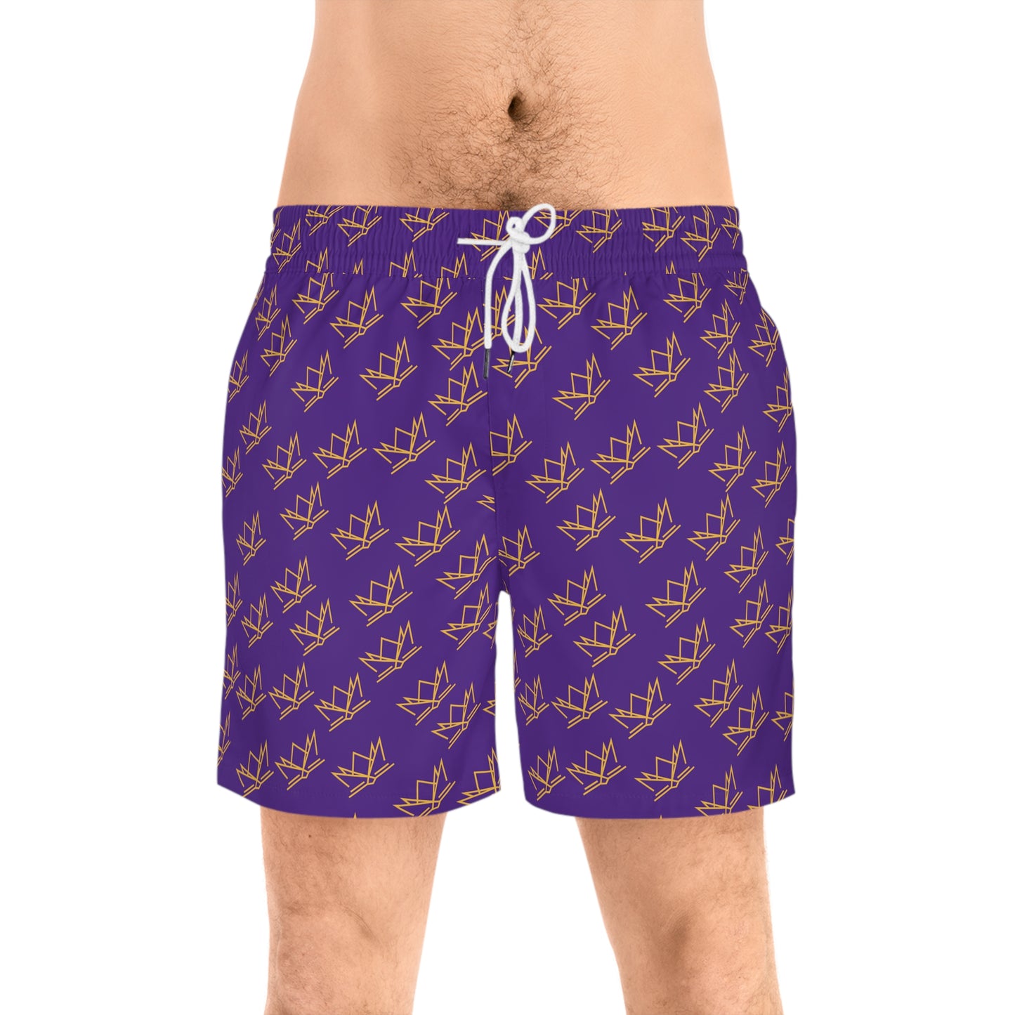 Crown Swim Shorts(purple)
