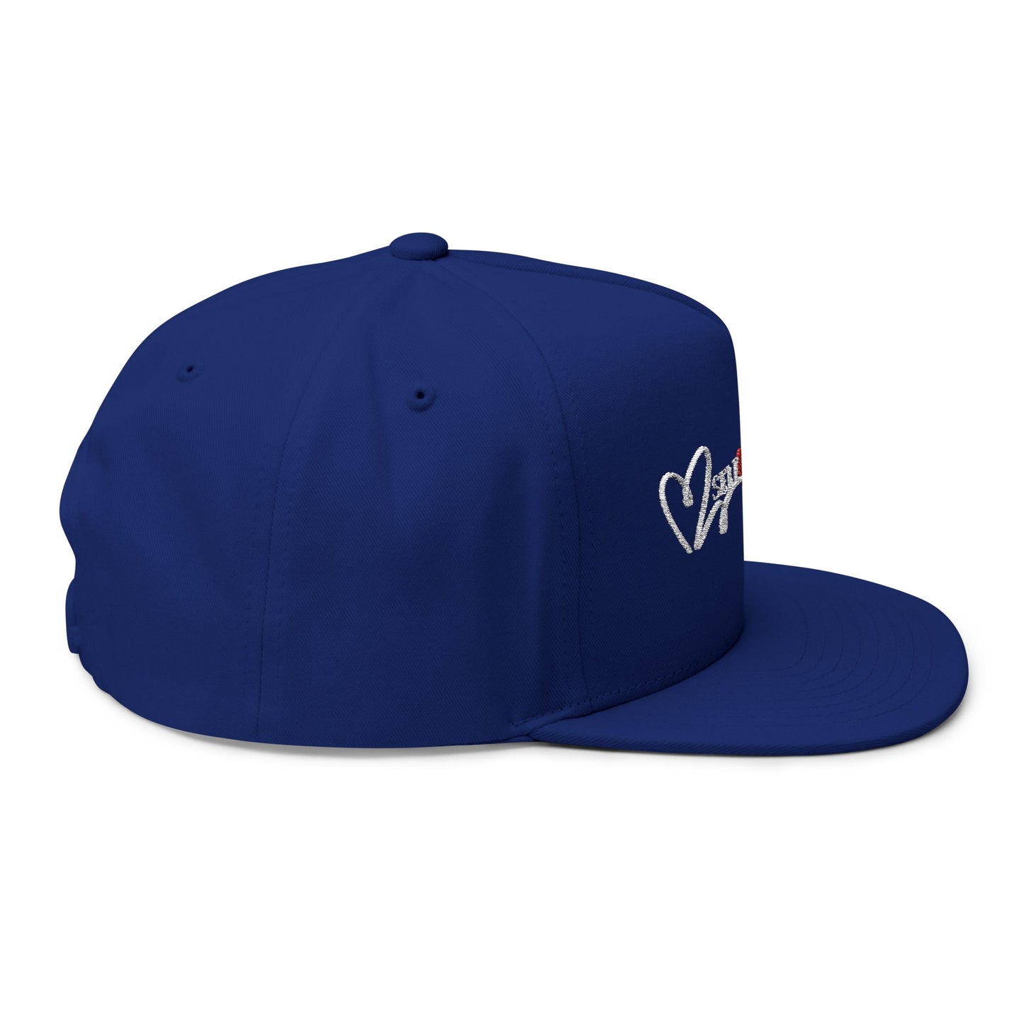 Self Love Embroidered Flat Bill Cap