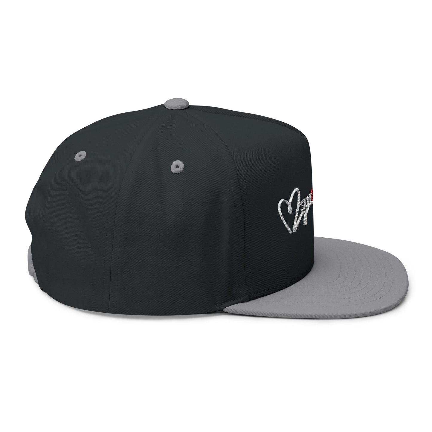Self Love Embroidered Flat Bill Cap