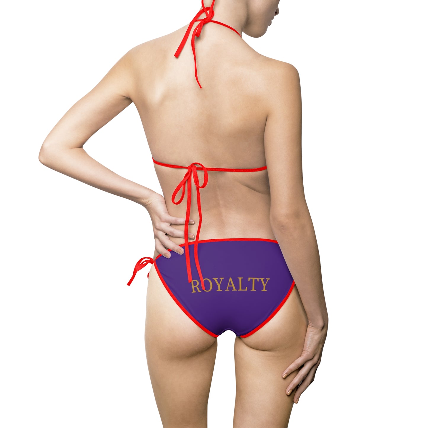 Self-Care Women's Bikini Swimsuit(purple)